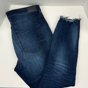 Express Dark Blue High Rise Women Jeans